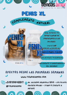 PENIS XL - AUMENTA LA POTENCIA SEXUAL 